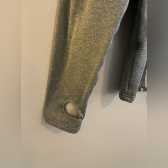 Obermeyer Heathered Gray Quarter Zip Jacket - Picture 2 of 6